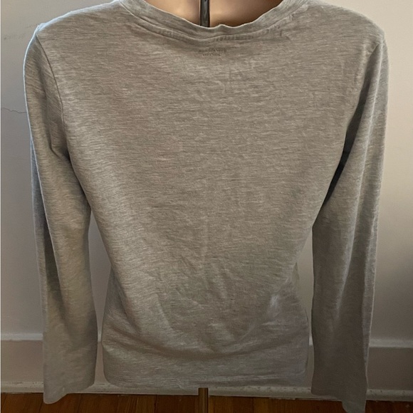 Simply Vera Vera Wang gray graphic supima cotton tee top, size M shopping mall - Picture 2 of 14